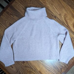 Pink Turtleneck Sweater